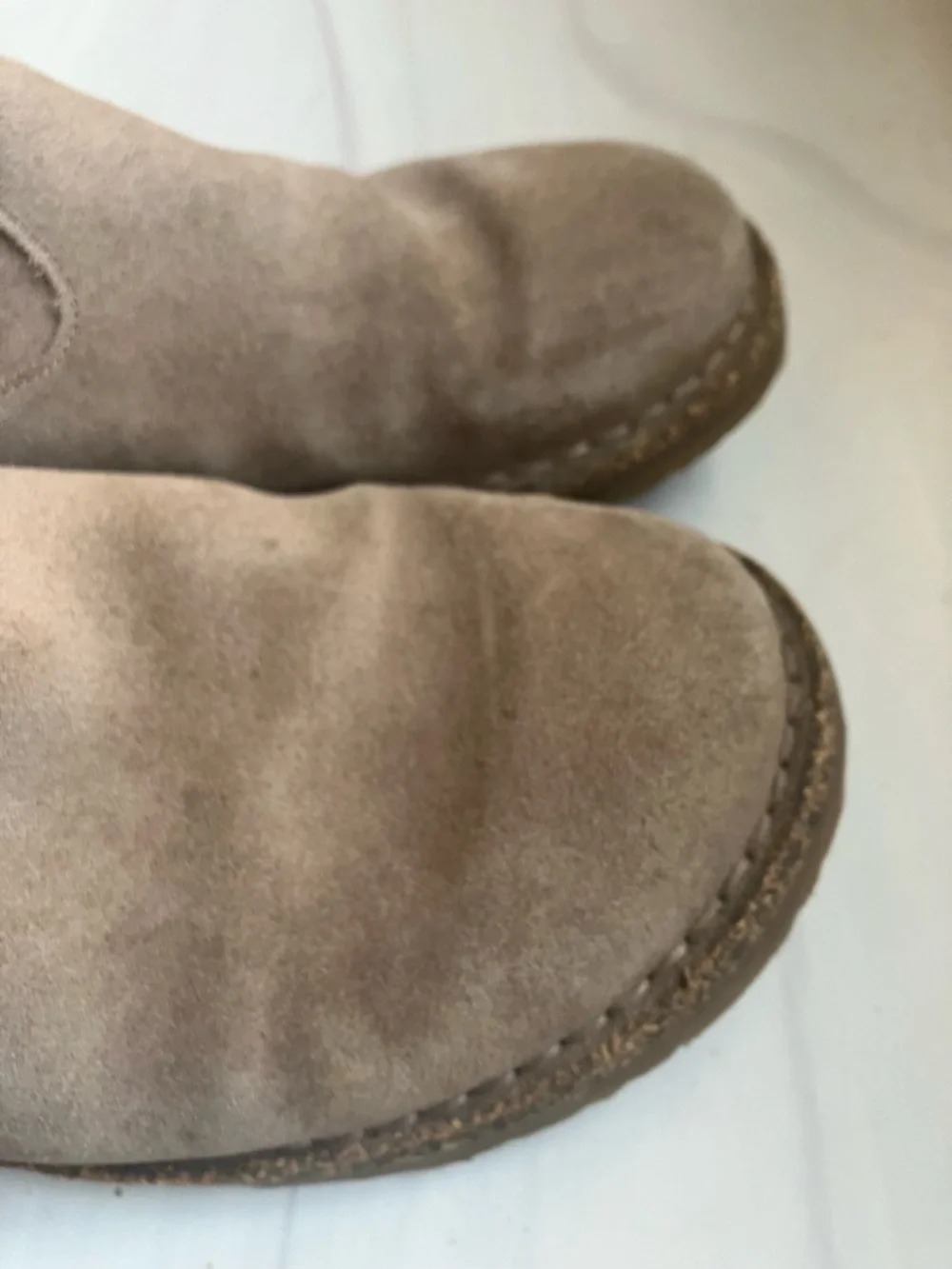 Birkenstock Uppsala Suede Shearling Boot in Taupe